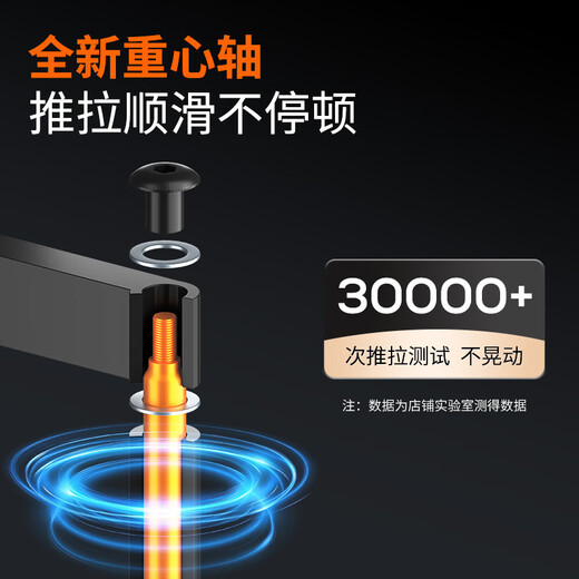 Xingkaishi TV Mount (50-150 inches) Ultra-thin large-screen TV telescopic bracket TV swivel bracket can be wall-mounted Suitable for Xiaomi Hisense TV 85-inch wall-mounted bracket Six-arm solid shaft 160 Jin Jin equals 0.5 kg Load-bearing 40-75 inches Universal