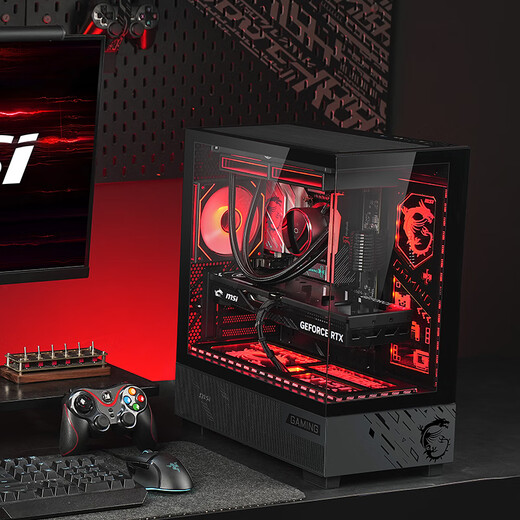 MSI i5 13400F/14600KF/5060TI/5070 assembly computer e-sports host AI designer desktop game host DIY assembly machine 12400F+3050丨一