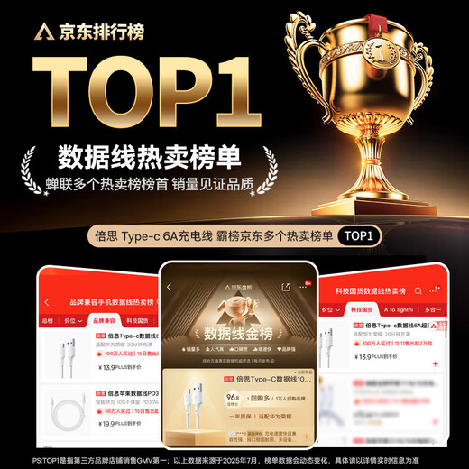 Baseus Type-c data cable 6A super fast charging 100W/88W/66W/40W Huawei Honor charging cable suitable for Xiaomi Android mobile phone tablet Pura80/Mate70/60