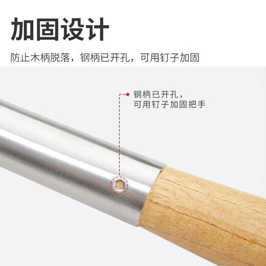 JOBO commercial stainless steel frying spoon 8 ounces extra thick cooking spoon horse spoon for catering chefs