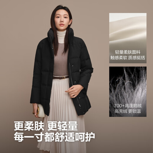 Bosideng Winter Down Jacket Goose Down Women's Business Thickened Lapel Gift Jacket Mall Best Selling New Year Red Jacket