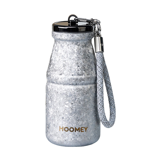 HOOMEY internal and external pure titanium cup thermos cup birthday gift water cup girl high-looking milk gift box compact outdoor camping