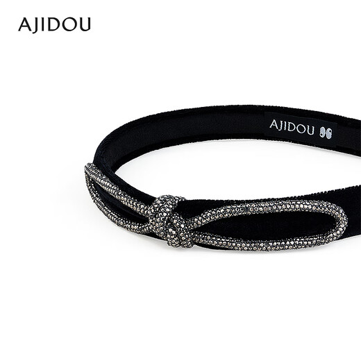 AJIDOU Ajidou hair accessories women's black fashion headband fabric hair accessories high skull headband black 1 piece