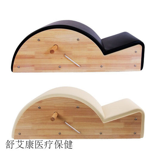 Universal scoliosis machine wood Pilates wooden spine fitness shoulder and cervical scoliosis correction yoga bed physiotherapy black