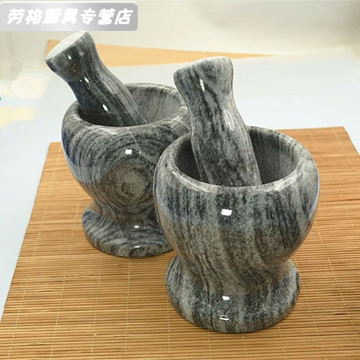FANCYCHIC jade mortar, garlic mortar, garlic masher, masher, medicine jar, garlic mortar, household mortar Jade mortar, garlic mortar, garlic mortar, garlic masher, medicine jar, garlic masher, household mortar