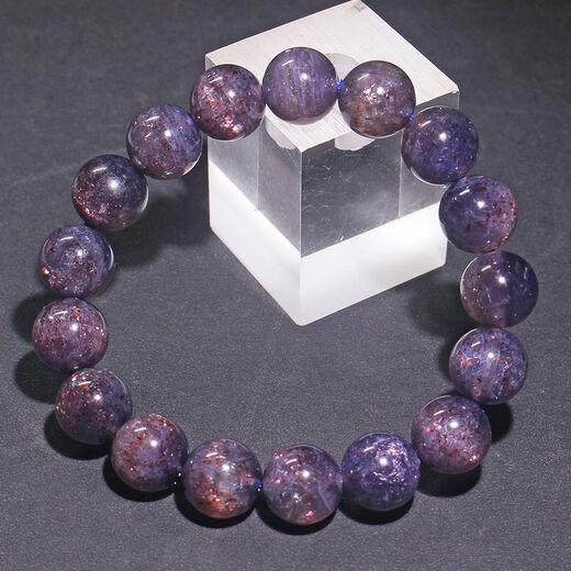 Eternal leaf natural cordierite bracelet for women blood drops cordierite bracelet starry sky ice blue crystal tanzanite one thing one picture cordierite 421--451 number is blood drop but with white lines defects must be read before purchasing