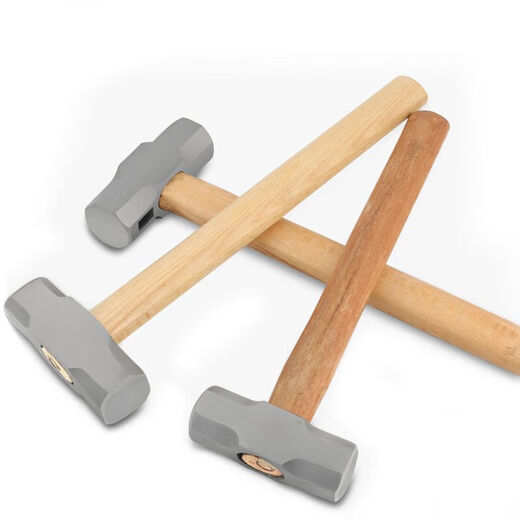 Vinoa octagonal hammer wooden handle multifunctional masonry hammer household non-slip heavy-duty wall demolition hammer hammer construction tool octagonal hammer (4P) / about 1.8Jin Jin equals 0.5kg