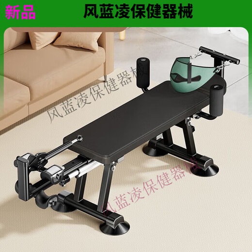 通用腰椎拉伸器家用脊部柱牵引神器医院专用新款倒挂倒立机治疗全自动 电动标准款【智能电动+颈椎腰椎牵引+腰垫】