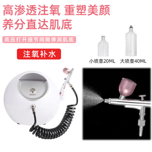Yuzawa TAZE Beauty Salon Special Oxygen Injection Instrument Nano Spray Facial Cleansing Oil Suction Machine Blackhead Artifact Beauty Instrument Household Single Oxygen Injection (Glass Oxygen Injection Gun)