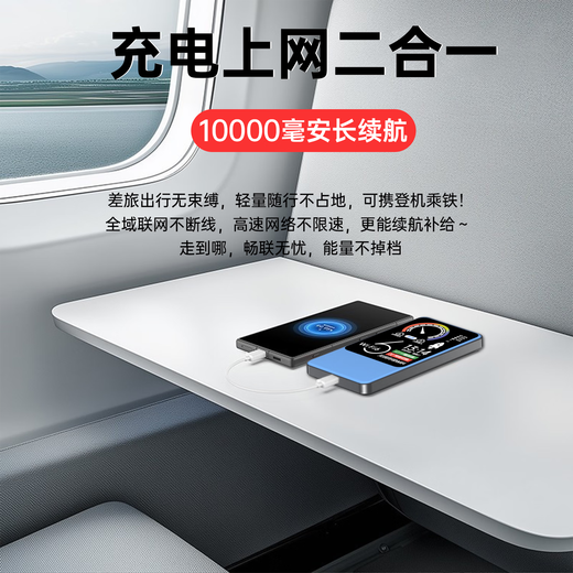 贝彩洁2025新款随身wifi无限流量移动5G双频全国通用无线网络免预存充电宝wifi6便携式车载宽带漏油器 5G全网通【顶配版】终身质保+送3000G流量