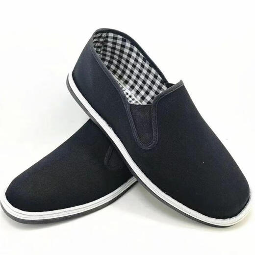 Old Beijing tire-soled cloth shoes, pure cloth soles, non-slip, wear-resistant, breathable and comfortable canvas men's labor insurance shoes, sewn cloth shoes 42