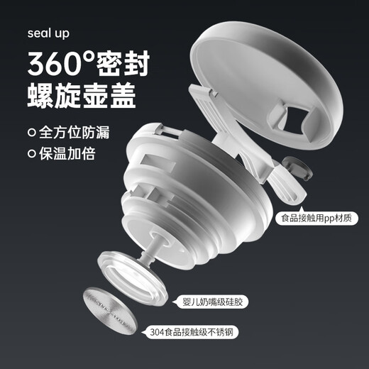 Cuidahuang 304 stainless steel household large-capacity kettle teapot non-slip bottom warm kettle 2.2L