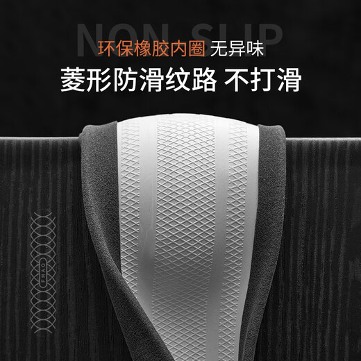 FHAO car steering wheel cover round D-shaped non-slip sweat-absorbent short-pile plush suede suede leather handlebar cover for all seasons