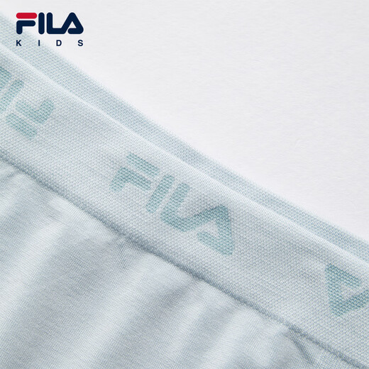 FILA antibacterial function children's underwear 2026 spring new men's and large children's boxer briefs 2-pack Ice Gray/Alice Blue-99 130