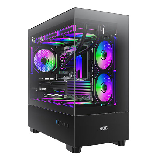 ASUS Family Bucket Ultra 7 265KF/RTX5060Ti/5070Ti/5080 Sea View Home Host E-Sports Game Desktop Host Assembly Computer DIY Complete Machine Configuration One U7 265KF/16G/512G Single Host