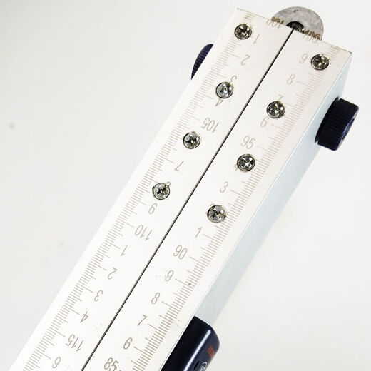 Puen 2-meter ruler engineering vertical detection ruler aluminum alloy folding horizontal ruler flatness measurement house inspection tool set 2-meter ruler including bag