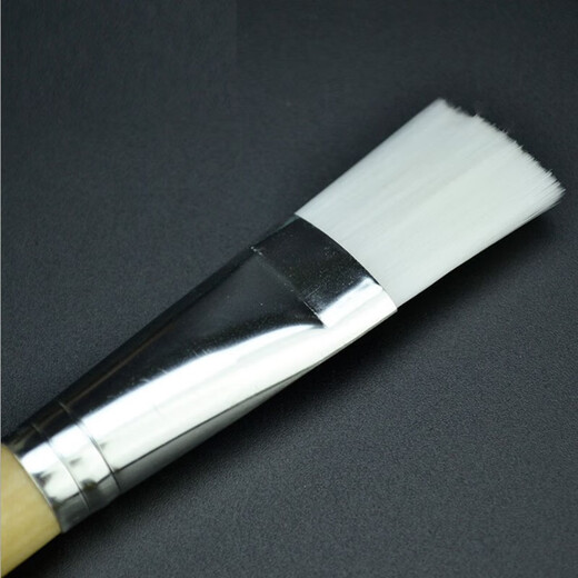 Camphor tree long wooden handle brush facial mask brush soft bristle brush smear volcanic mud mask sweep mud mask beauty special spa brush wooden handle brush (long handle) 12 pieces