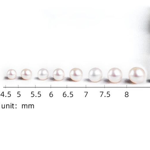 Fumoli (NYMPH) 18K gold Passepartout necklace pendant DIY accessories freshwater pearl round strong light handmade material necklace bracelet 5.5-6.5MM 18k gold (excluding chain)