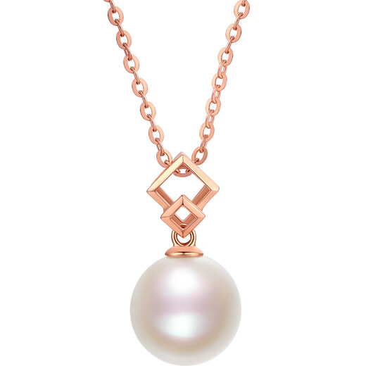 Saturday Fortune Jewelry 18K red gold pearl pendant for women birthday gift X0411332 does not include chain