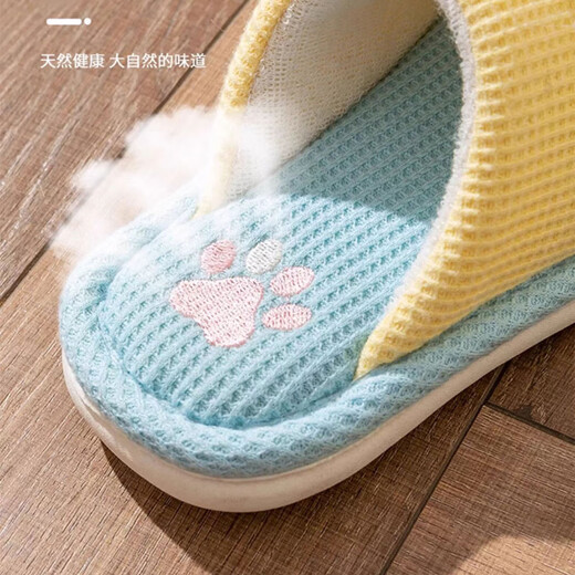 Pdmcms children's cotton slippers girls cute indoor non-slip girls princess autumn and winter boys rabbit home baby slippers yellow lamb size 26-27 inner length 16.5cm (suitable for 3-4 years old)