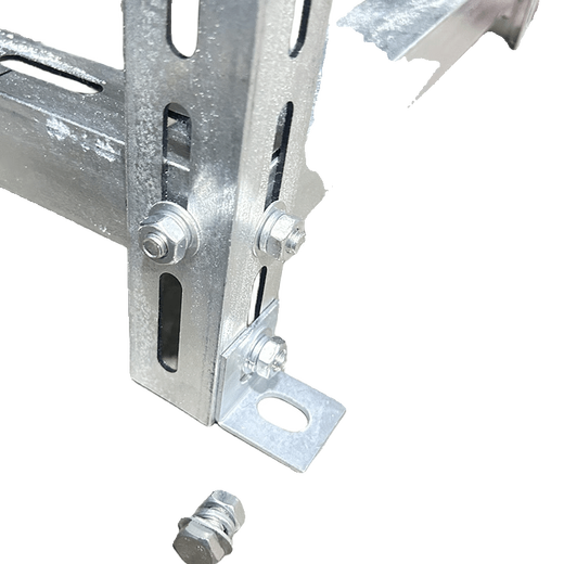 Huili air conditioner outdoor unit bracket 1 hp, 15 hp, 2 hp, 3 hp universal double-layer three-layer thickened floor rack to assemble multiple air conditioners 40 angle steel national standard thickness 2:00 universal three-layer rack