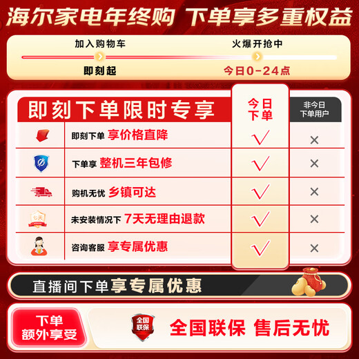 Haier pulsator washing machine fully automatic small household 10kg EB100B32Mate1 direct drive frequency conversion OCC home appliance state subsidy first level energy efficiency rental dormitory