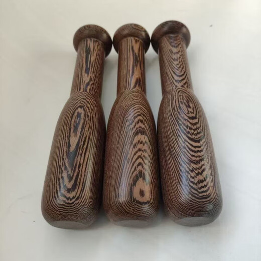 Xiongwochi low-net chicken wing wood garlic hammer manual grinding stick classic household garlic artifact garlic hammer round head garlic hammer large