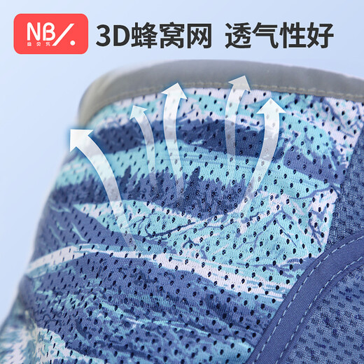 纽贝乐婴儿背带腰凳前抱式抱娃神器X型夏季新生儿童小孩宝宝坐凳 星耀蓝升级款：6点式减压