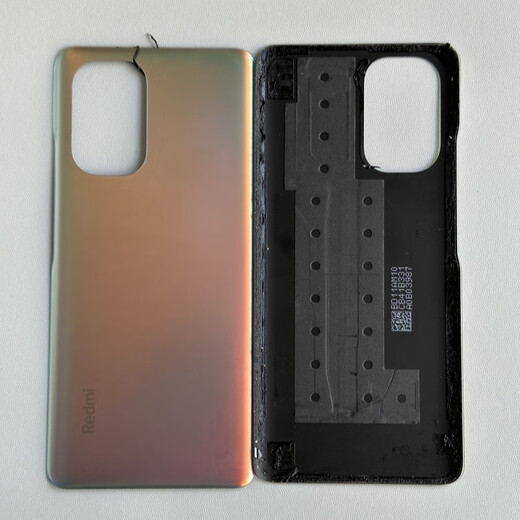 Suitable for original disassembly of Redmi K40 back cover Redmik40 disassembly glass back cover battery cover with frame K40 disassembly back cover Fantasy 95 new without frame