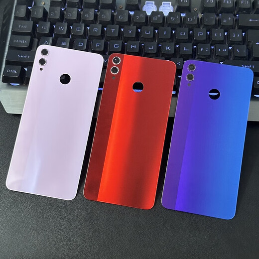 Original suitable for honor Honor 8x glass back cover shell 8X back shell mobile phone battery cover back screen case Magic Night Black shell/tempered glass back cover Honor 8x