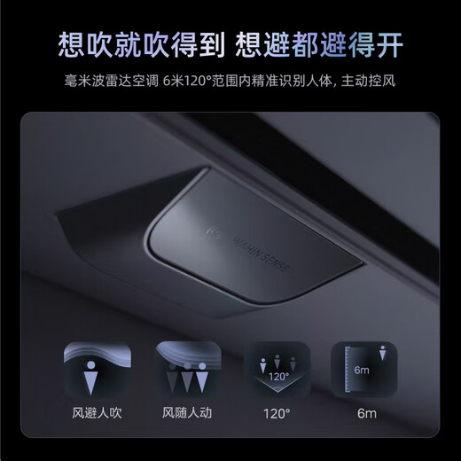 Hualing Air Conditioning Shenji Second Generation Ultra Large 1.5 HP First Class Energy Efficiency Double Row Copper Tube Intelligent Inverter Hang-up National Subsidy KFR-35GW/N8HE1IIUltra Neon White