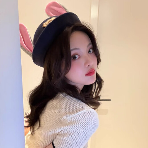 Judy Hat Rabbit Police Officer Headwear Cos Costume Zootopia Children's Top Hat Hairband Universal Studios Show Judy Rabbit Small Top Hat Hairpin