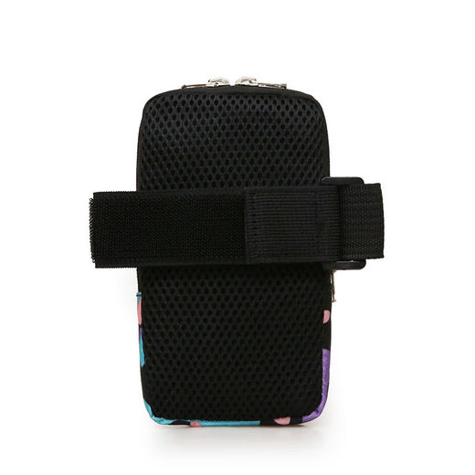 Chaosihui running mobile phone arm bag for men and women, universal multi-functional arm strap, sports outdoor mobile phone bag arm bag, waterproof wrist bag, red