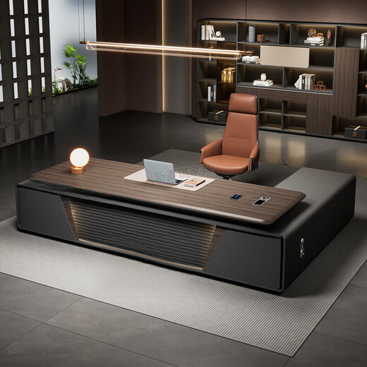 Boss desk, office desk, light luxury blister desktop, president desk, executive desk, simple modern manager desk, 1.8m boss desk, ordinary desktop