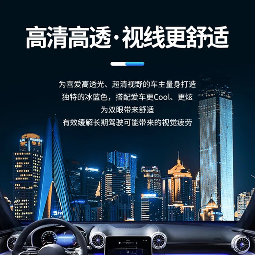 Llumar car film, explosion-proof and insulating glass film, car film, car window film, solar film, sunscreen, single front barrier film, side window film, single side rear barrier film, partial window film package construction, Changlord passenger two windows (light color)