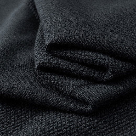 AX Armani broken code 2026 fashionable pullover Henry collar sweater men's large size bottoming shirt fat man loose casual autumn black XL