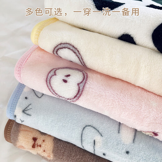 小红书爆款婴儿外套秋冬季法兰绒保暖新生儿上衣珊瑚绒男女宝230 粉底水果[双面法兰绒外套] cm(S码) 66