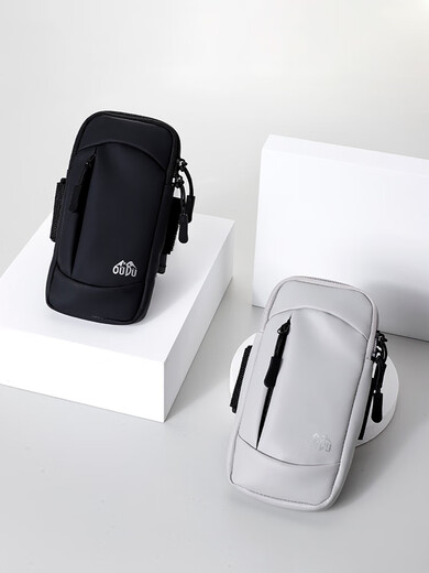 Kaooseen Japan imported quality sports mobile phone bag arm bag 2023 new running mobile phone bag arm bag men and women special sports arm bag dream pink + hair band rainbow color running combination