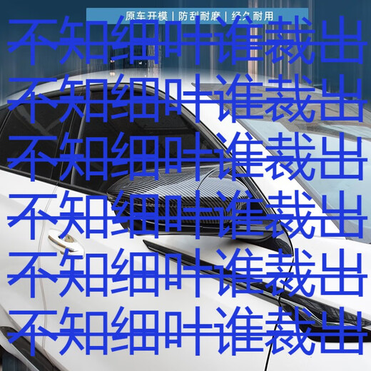 Yusenyi Changan second and third generation CS75plus horn rearview mirror cover reversing mirror housing protective cover modified horn rearview mirror cover carbon fiber pattern pair