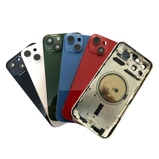 Suitable for Apple back cover pro back shell assembly pro max original glass back cover disassembly of the middle frame 13mini back cover integrated note color 95 US version shell