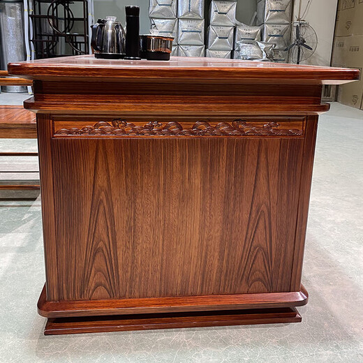 Rosewood desk bookcase combination office furniture boss desk and chair all solid wood executive desk study desk 2 meters office desk