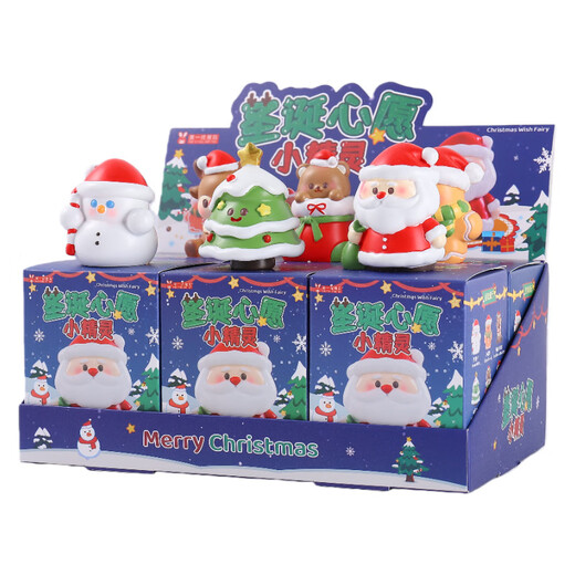 Witch Christmas Blind Box Figure Cartoon New Year Desktop Decoration Trendy Doll Christmas Gift Christmas Wish Elf Random 1