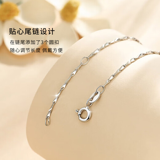 999 pure silver four-leaf clover necklace for women, simple and versatile pendant accessories for girlfriend’s birthday gift, four-leaf clover (single pendant) + brand gift box + certificate