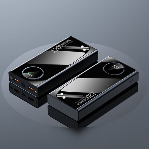 Kecube New National Standard 3C Certification丨Can be used on airplanes Super fast charging and large capacity power bank mobile power supply suitable for Huawei, Oppo, Apple and Xiaomi mobile phones 20000 mAh Black 80,000 top version Explosion-proof certified battery + 999% speed increase