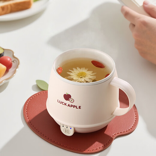 Mi Li Xiong Health Cup Multifunctional Electric Stewing Cup for 1-2 persons Mini Health Kettle Small One Person Electric Stewing Cup Office Stew Boiling Water Hot Milk Brewing Scented Tea Artifact Christmas Gift 0.5L Gift Box + No Tea Leaking Holiday Gifts for Boyfriends and Best Friends Birthday Gifts