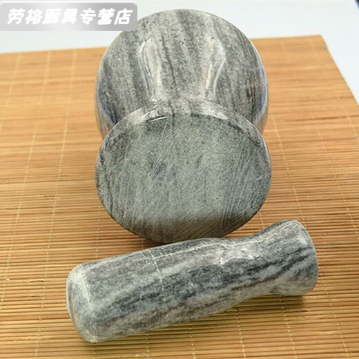FANCYCHIC jade mortar, garlic mortar, garlic masher, masher, medicine jar, garlic mortar, household mortar Jade mortar, garlic mortar, garlic mortar, garlic masher, medicine jar, garlic masher, household mortar