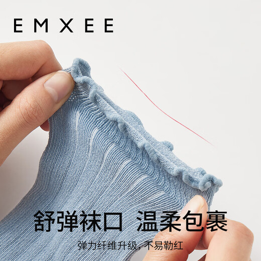 Manxi (EMXEE) baby socks, autumn and winter non-leg-stretching stockings, newborn baby stockings, boys and girls, plus velvet knee-high socks, 3 pairs