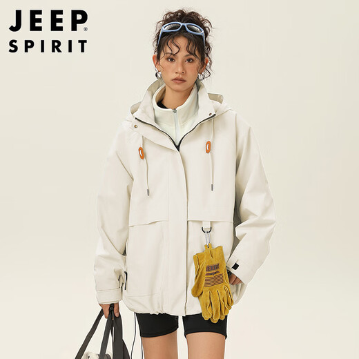 JEEP SPIRIT Jeep Jacket Men's and Women's Autumn and Winter Three-in-One Outdoor Couple Jacket Men's Sunflower L
