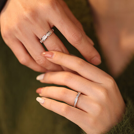 MZMZ platinum ring men's pt950 platinum engagement diamond ring, versatile and fashionable Valentine's Day birthday gift for girlfriend, local warehouse/next day delivery - light luxury, perfect match, living ring for men