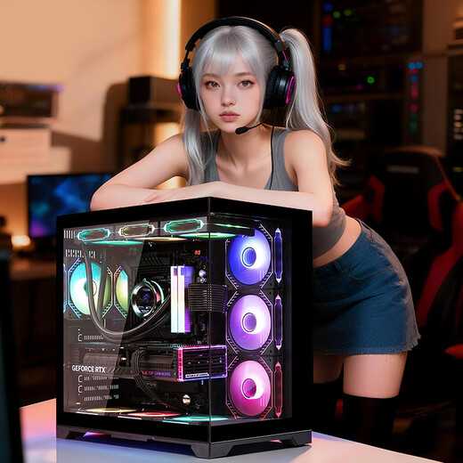 AMD Ryzen R7 9800X3D 7800X3D host/RTX5070/5070Ti/5060Ti host 9600X game assembly computer desktop DIY assembly machine family bucket R7 9800X3D+RTX5070丨6